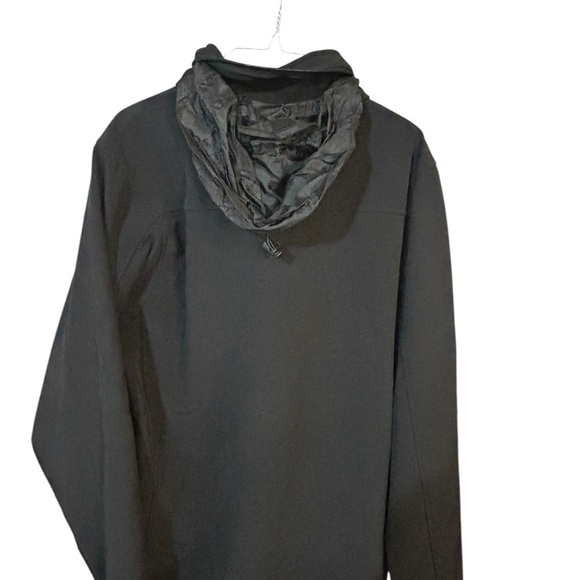 Powder River Outfitters Black Jacket with Hidden Hood in collar size XL - Picture 3 of 4